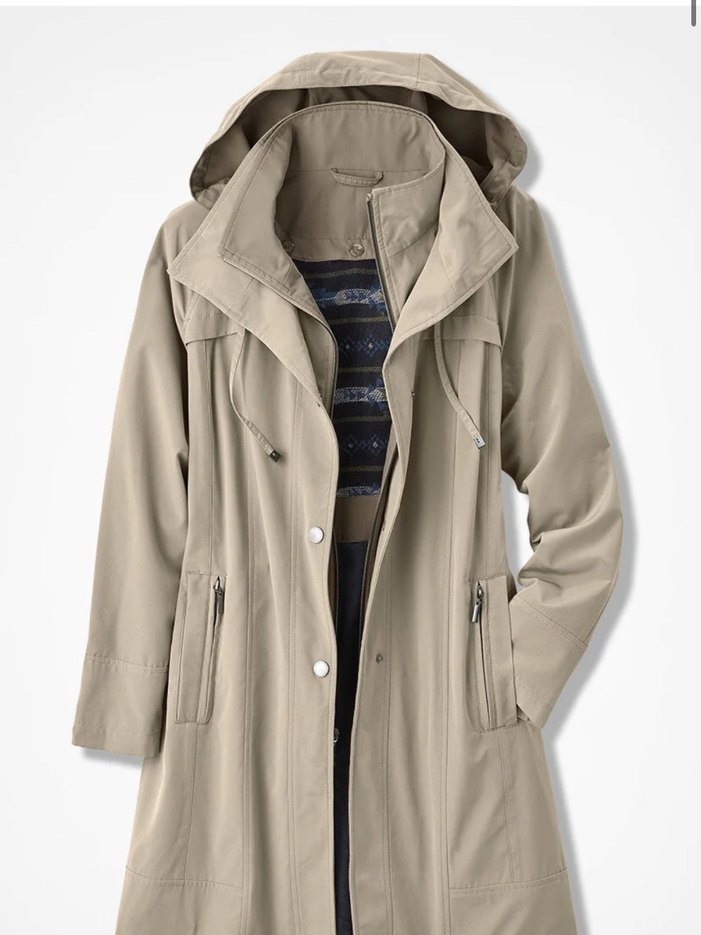 NEW Coldwater Creek Tan All Season Jacket